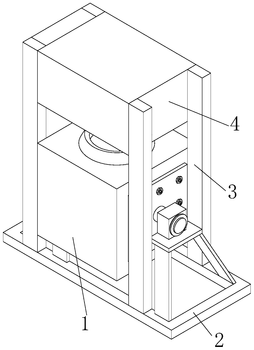 High-temperature melting furnace for secondary aluminum machining