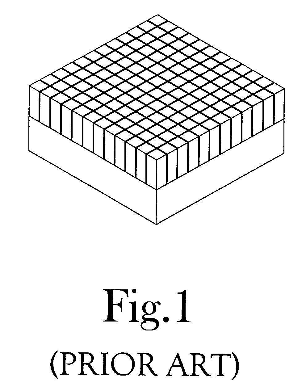 Method for producing a high resolution detector array
