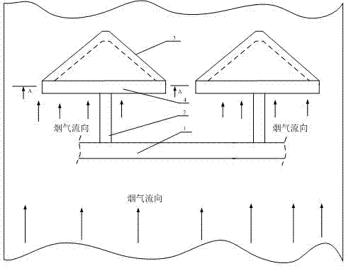 Nozzle device for smoke injection system