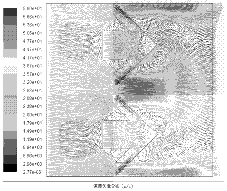 Nozzle device for smoke injection system
