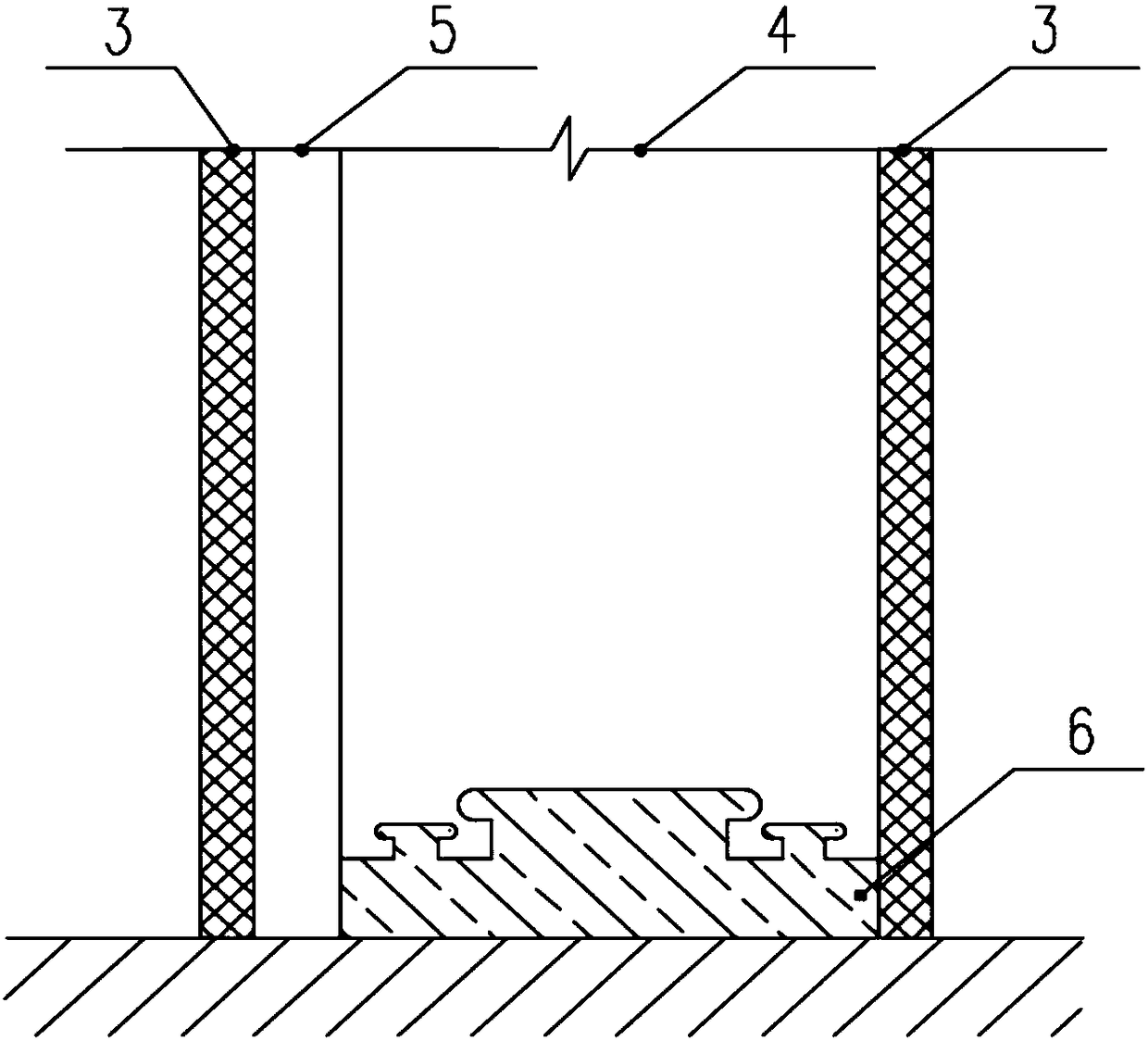 Magnetic-extruding-type automatic lifting flood-proofing baffle system and building waterproofing method