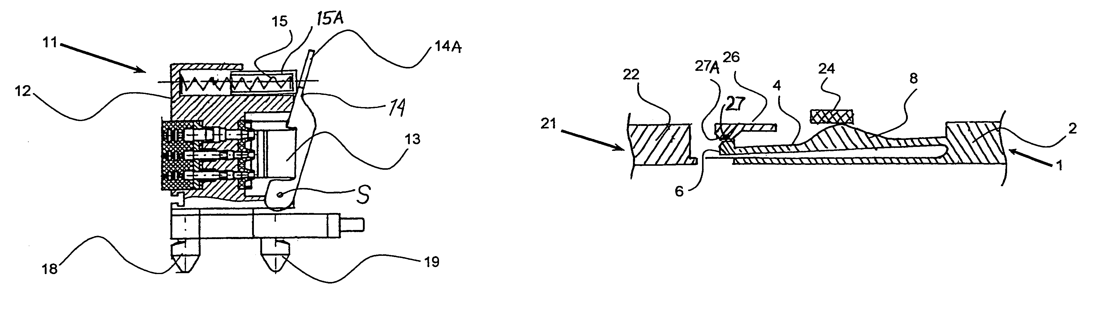 Lockable electrical plug and socket connection