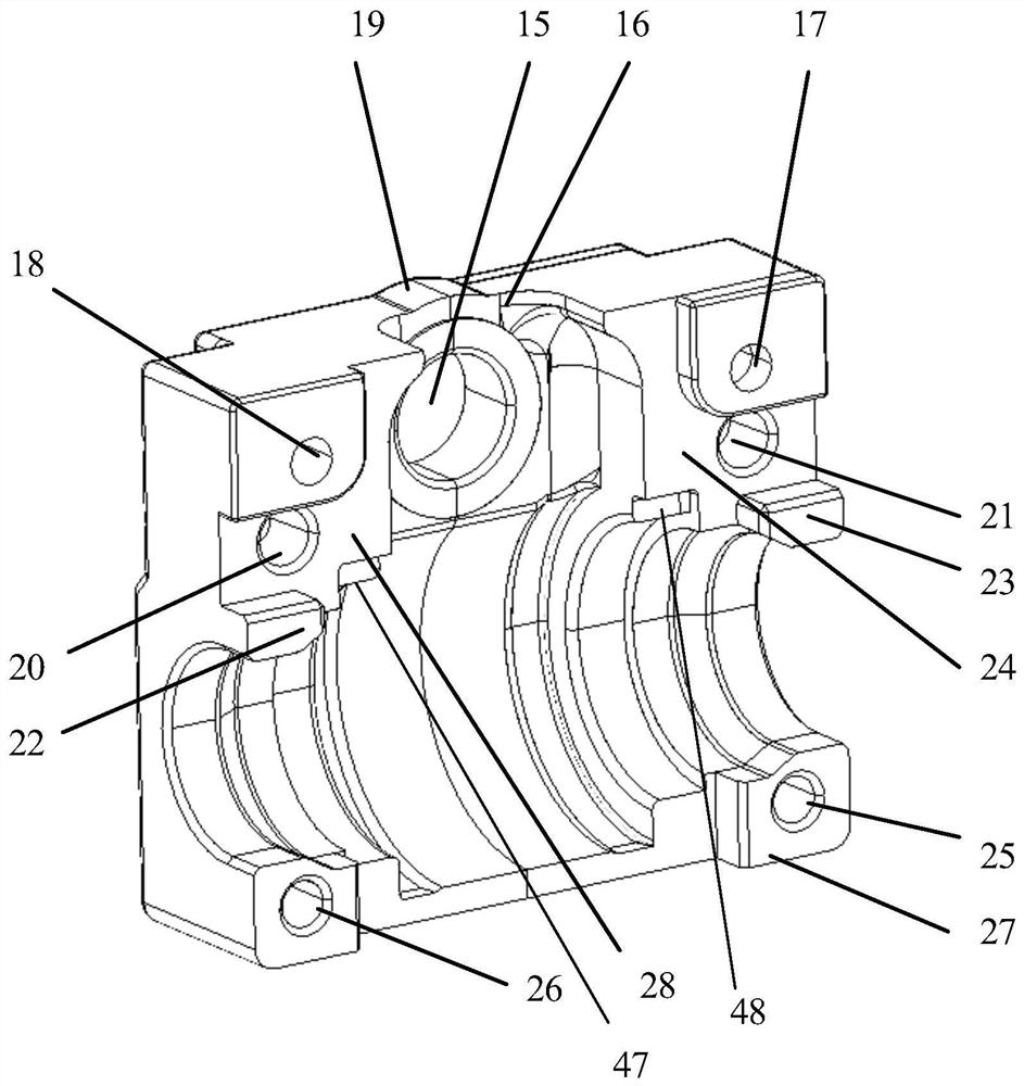 Reinforced horizontal adjusting device and automobile electric seat comprising same