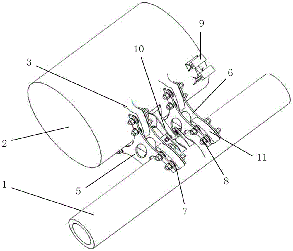 Transverse decoupling elastic frame suspension mechanism of high-speed bogie traction motor based on spring plate