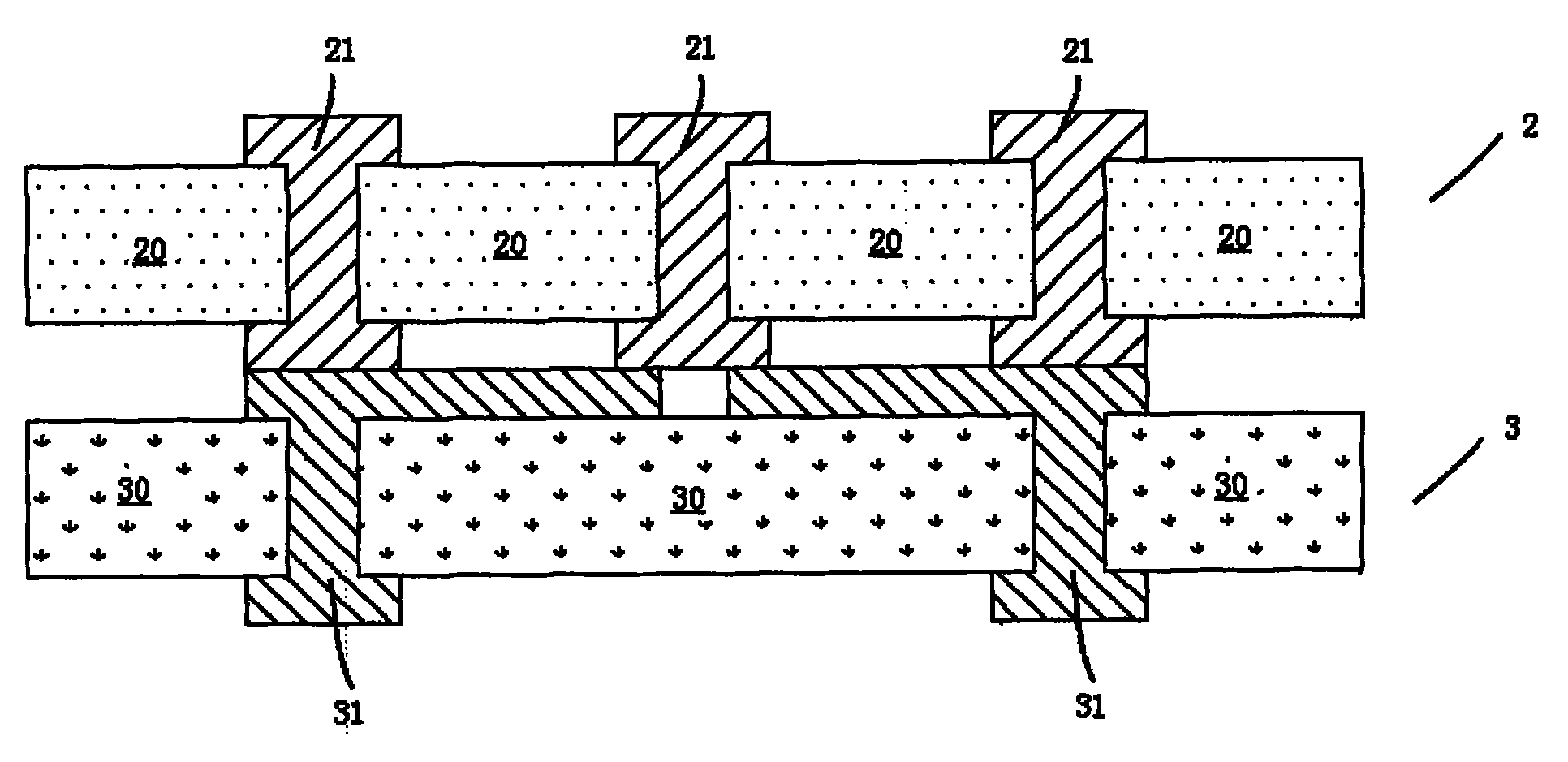 Silicon slice alignment method for silicon through hole interconnection