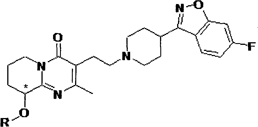 Paliperidone amino-acid ester and preparation method thereof