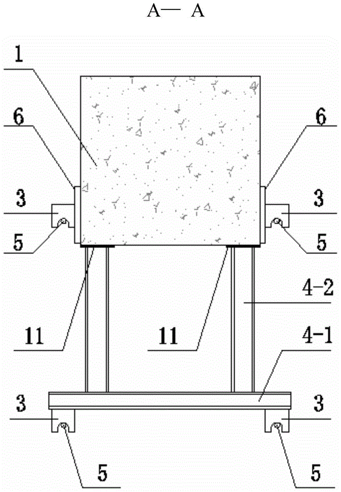 A kind of external prestressed reinforcement structure of cover beam and its construction method