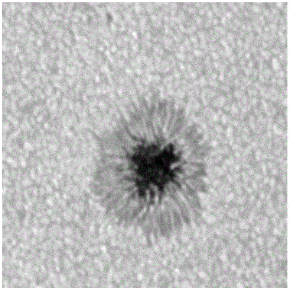 Method for identifying solar granule in astronomic image