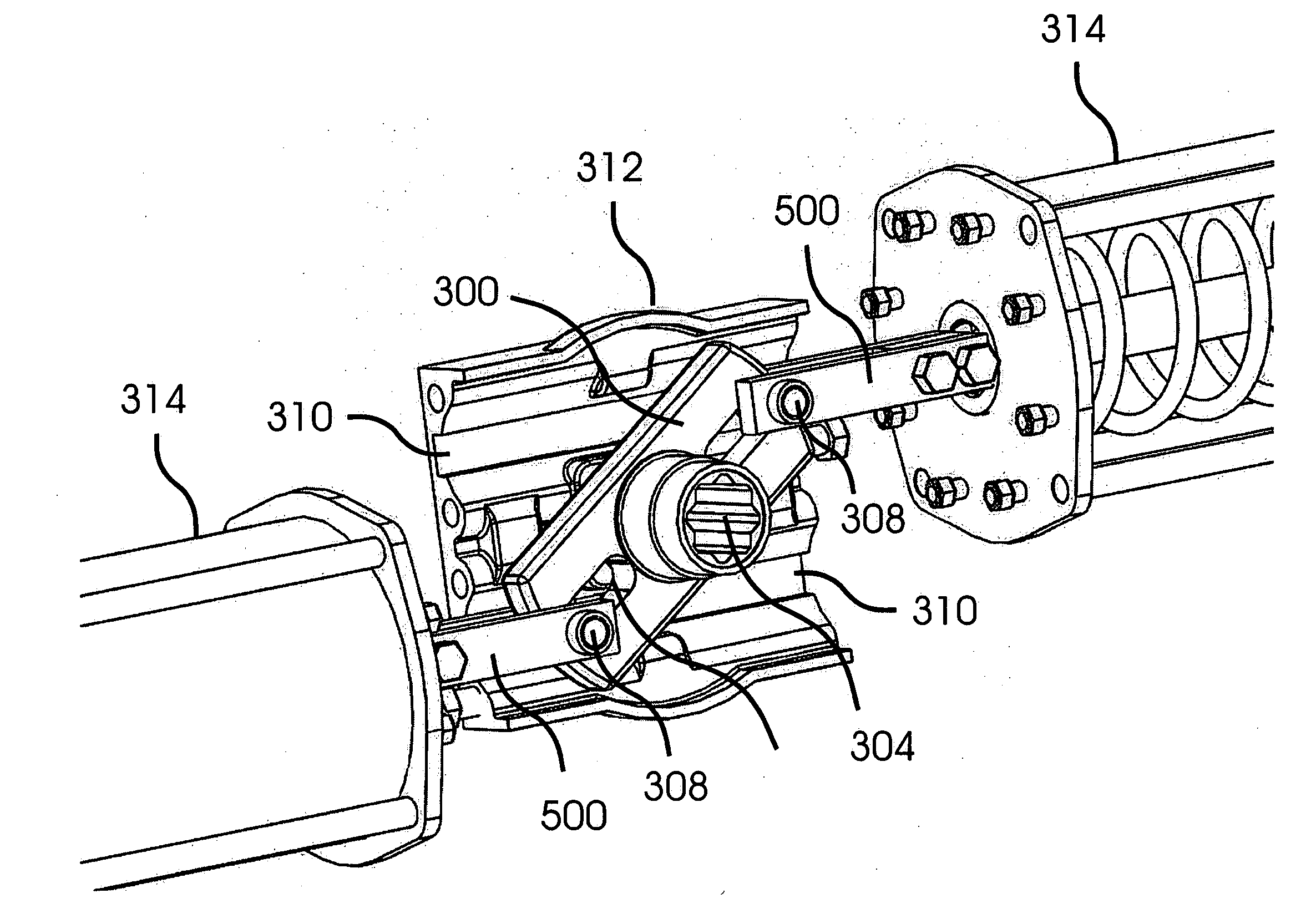 Flat yoke valve actuator
