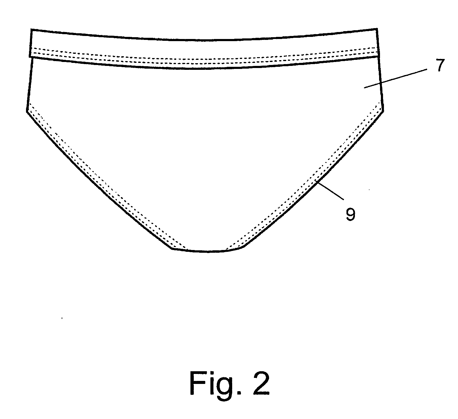 Male undergarment with protective pouch