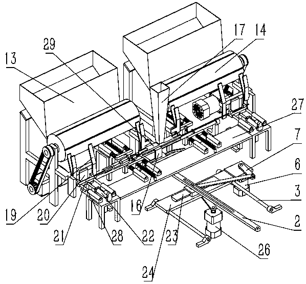 A meat food loading robot