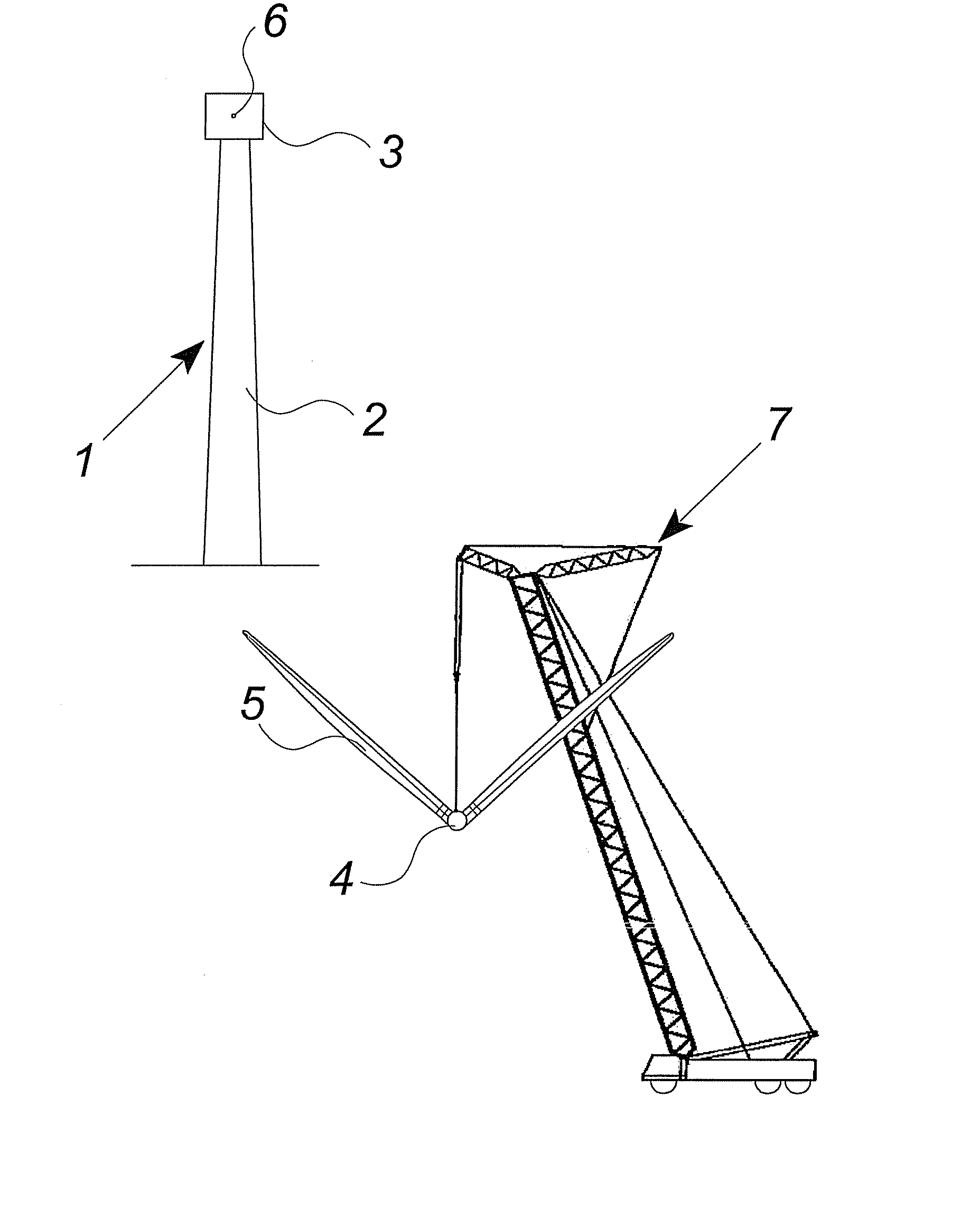 Methods of handling wind turbine blades and mounting said blades on a wind turbine, system and gripping unit for handling a wind turbine blade