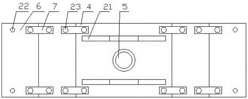 Line tightening device for overhead lines