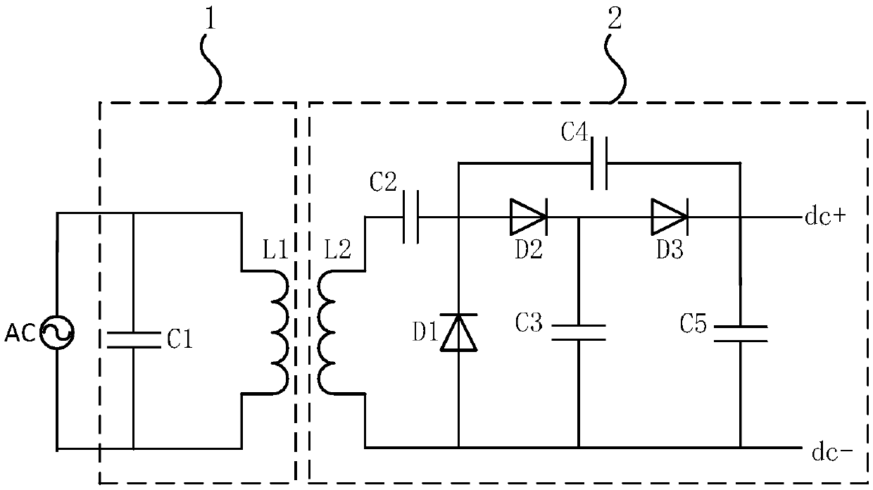 Transceiver circuit for wireless charging and wireless charging system