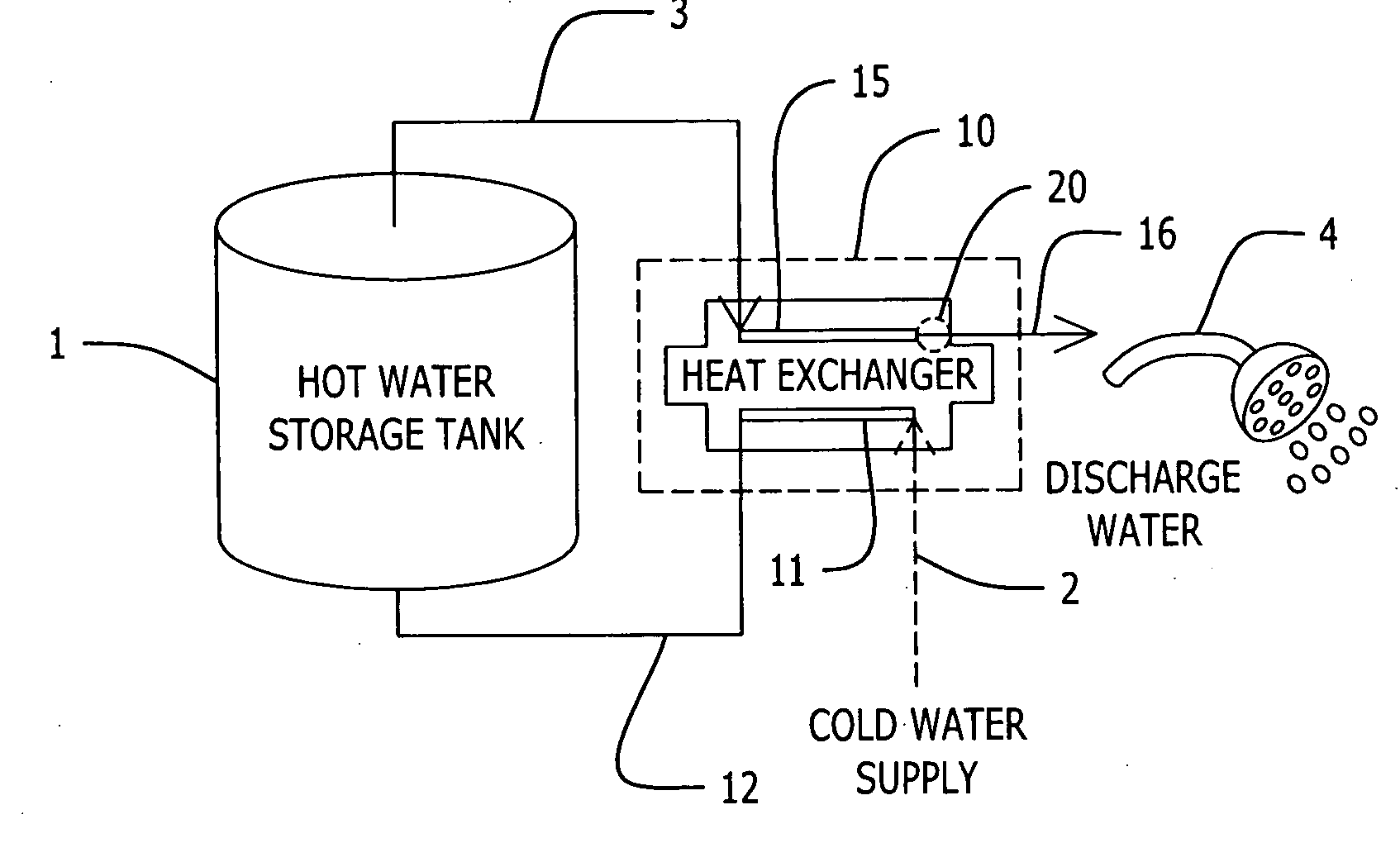 Hot water supply device