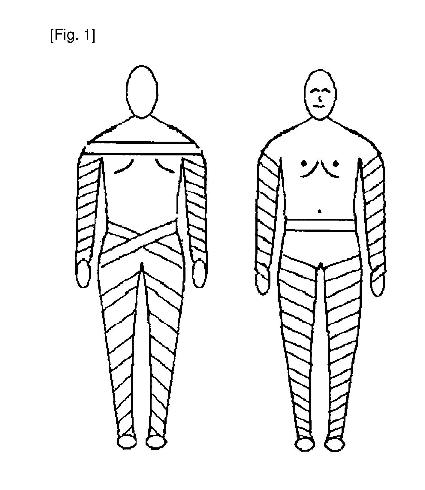Body shape-correcting trousers