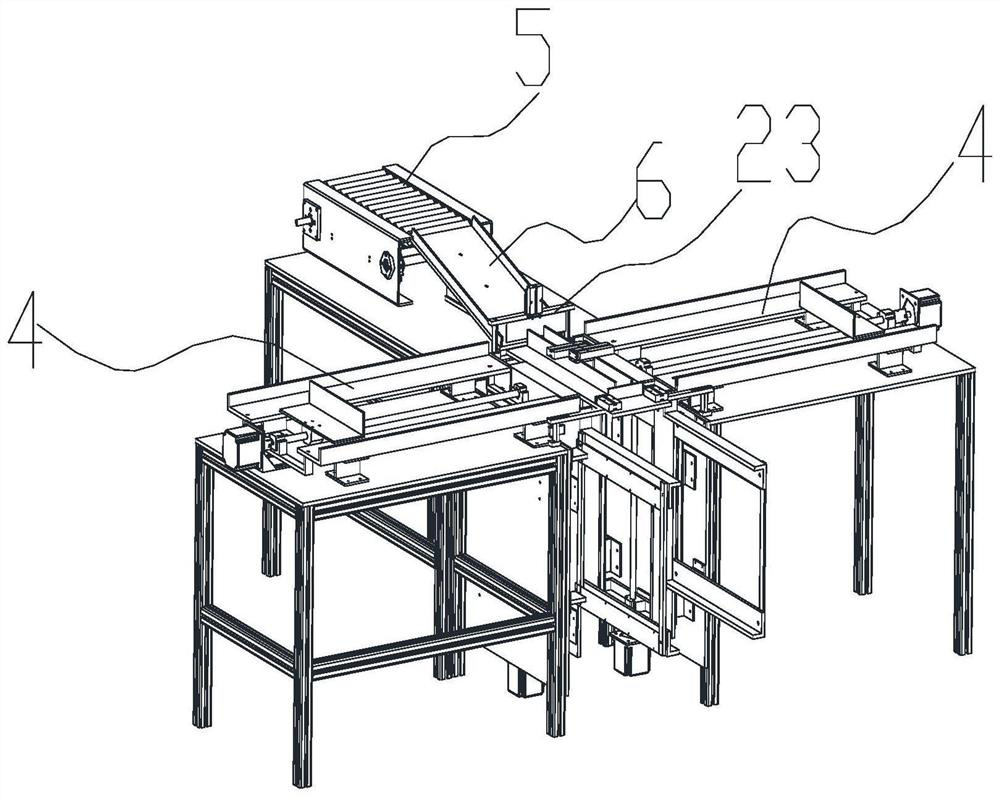 Battery case packing production line