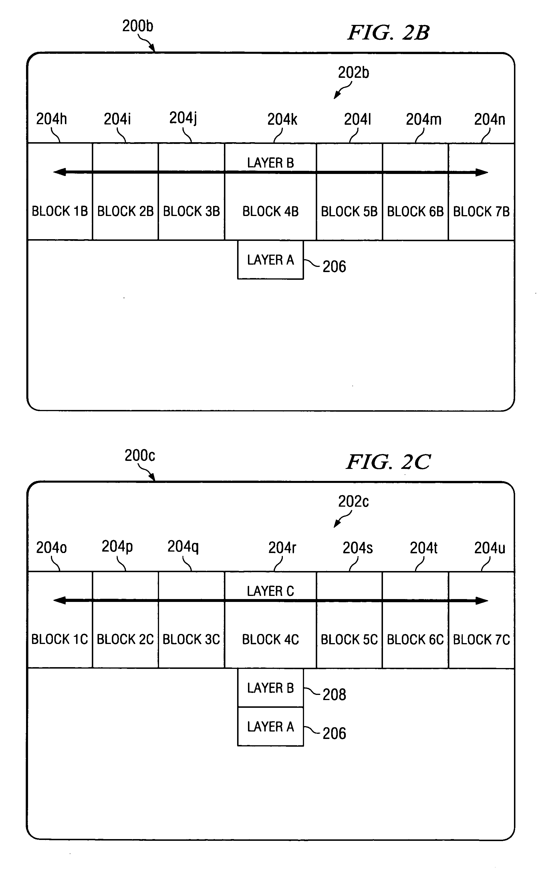 Method and apparatus for displaying layered user interface