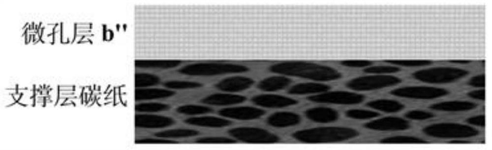 Gas diffusion layer for improving water management capability of fuel cell and preparation method of gas diffusion layer