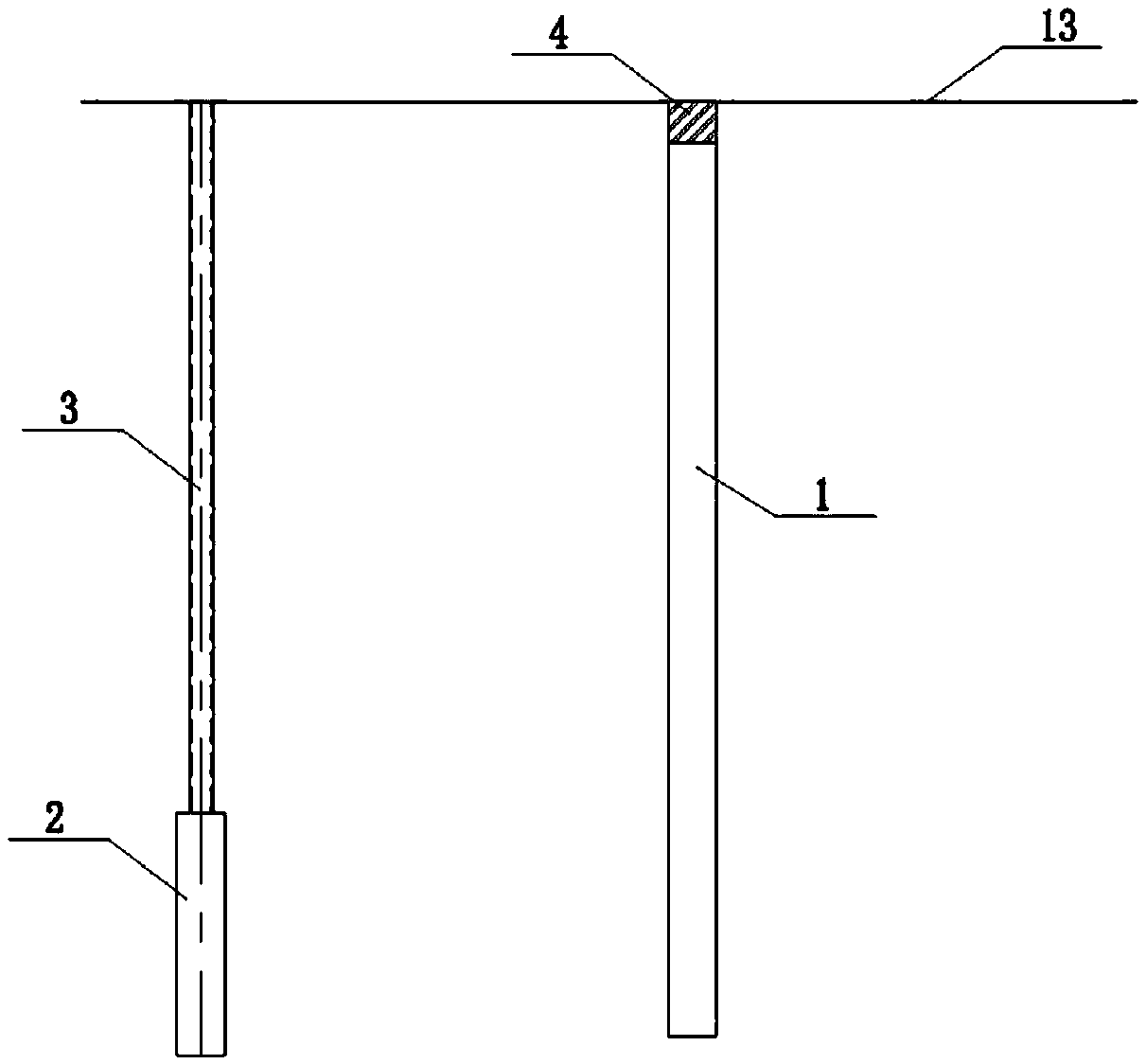 A truss-anchor support structure for foundation pit support