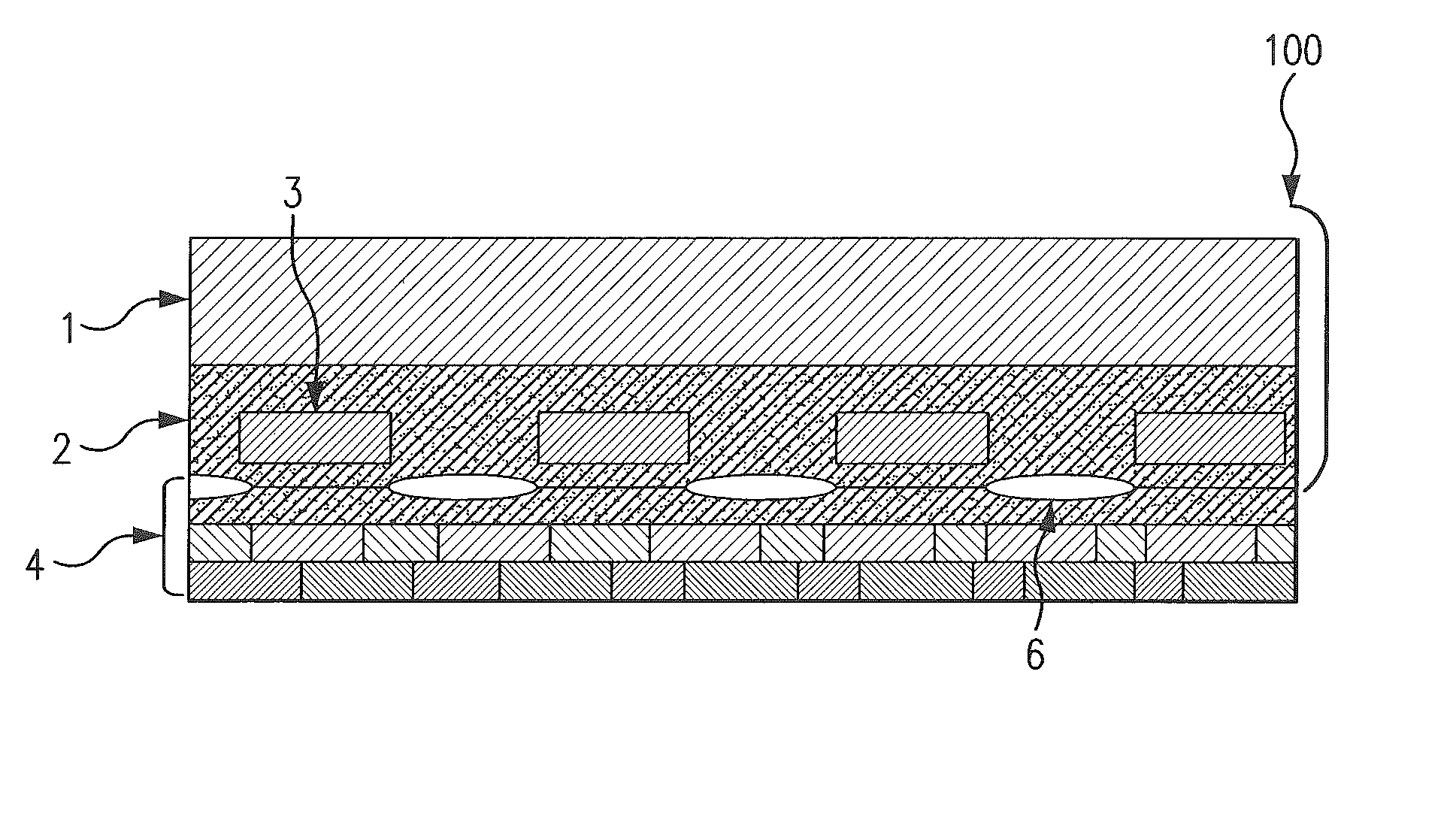 Temporary substrate, transfer method and production method