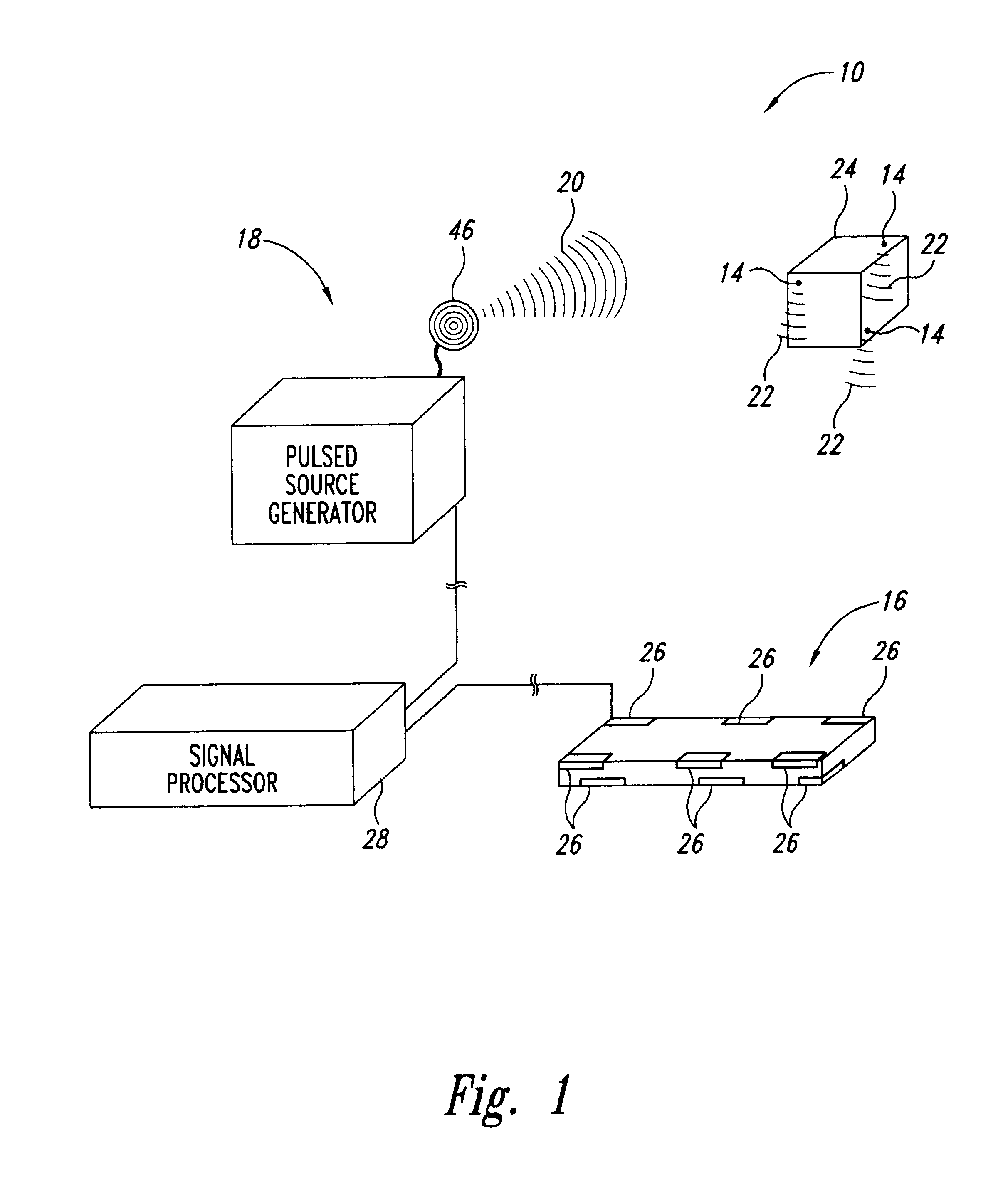 System for excitation leadless miniature marker