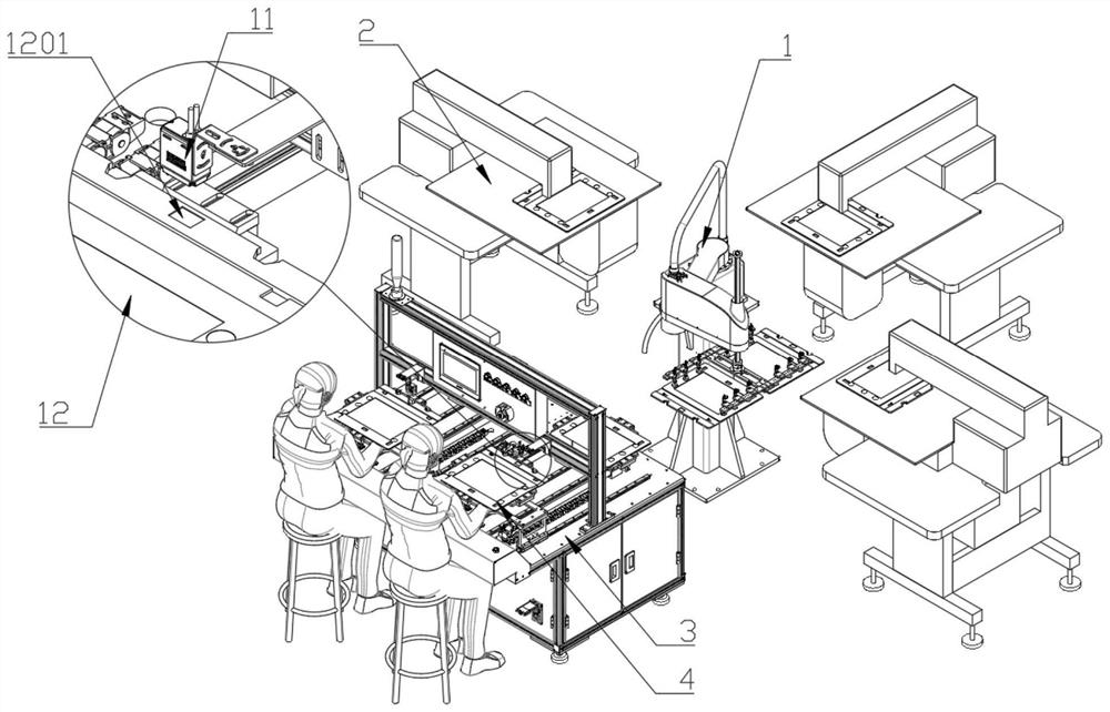 Automatic sewing machine system and control method thereof