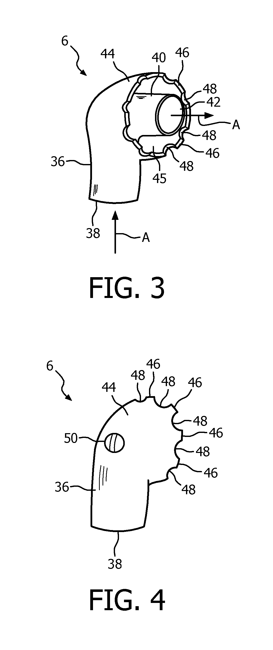 Exhaust gas assembly for a patient interface device