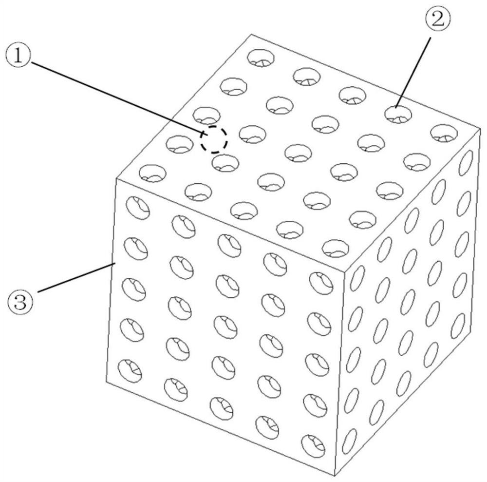 A metal liquid-absorbent core with multi-aperture structure characteristics and its manufacturing method