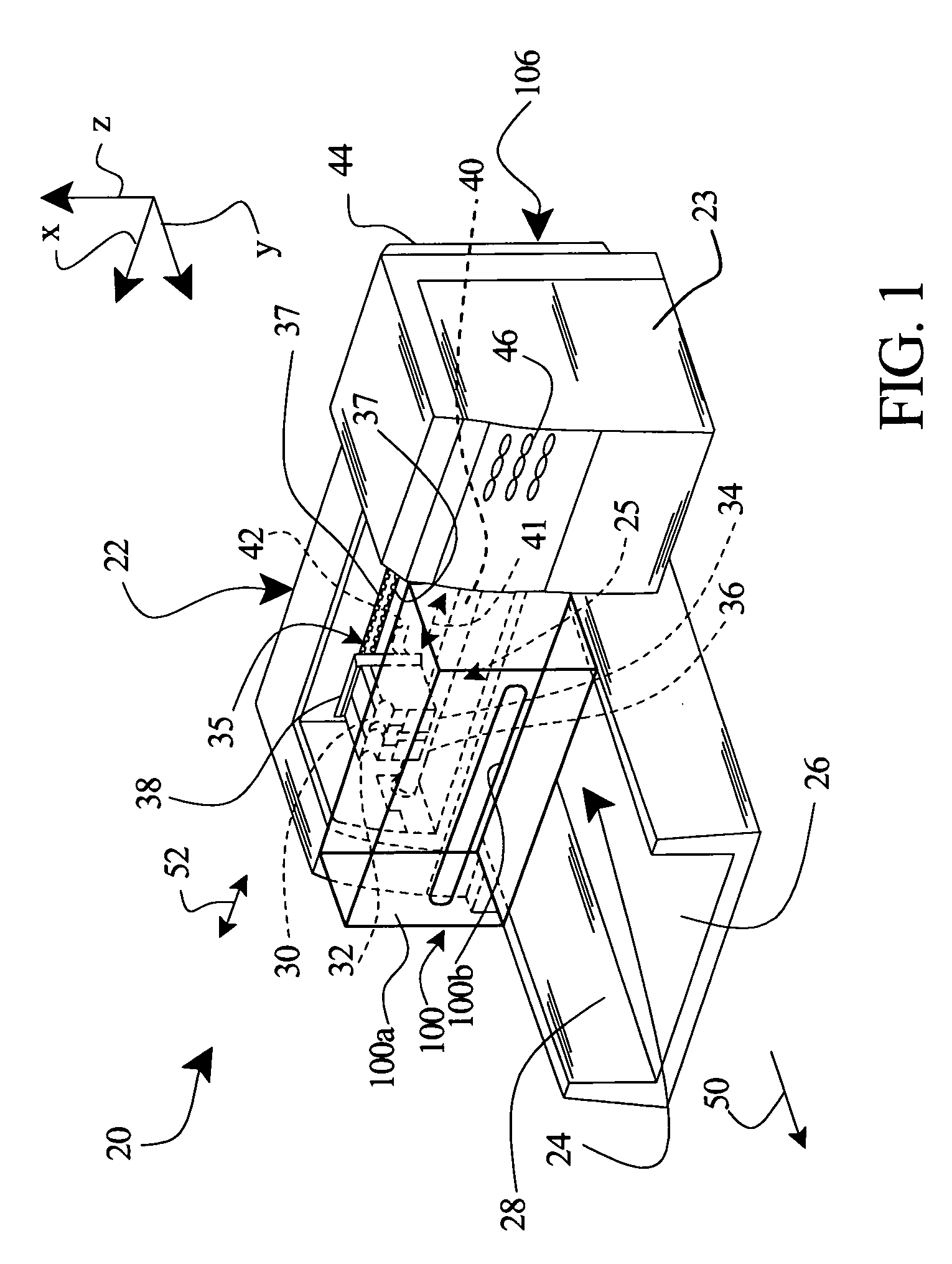 Ink assist air knife