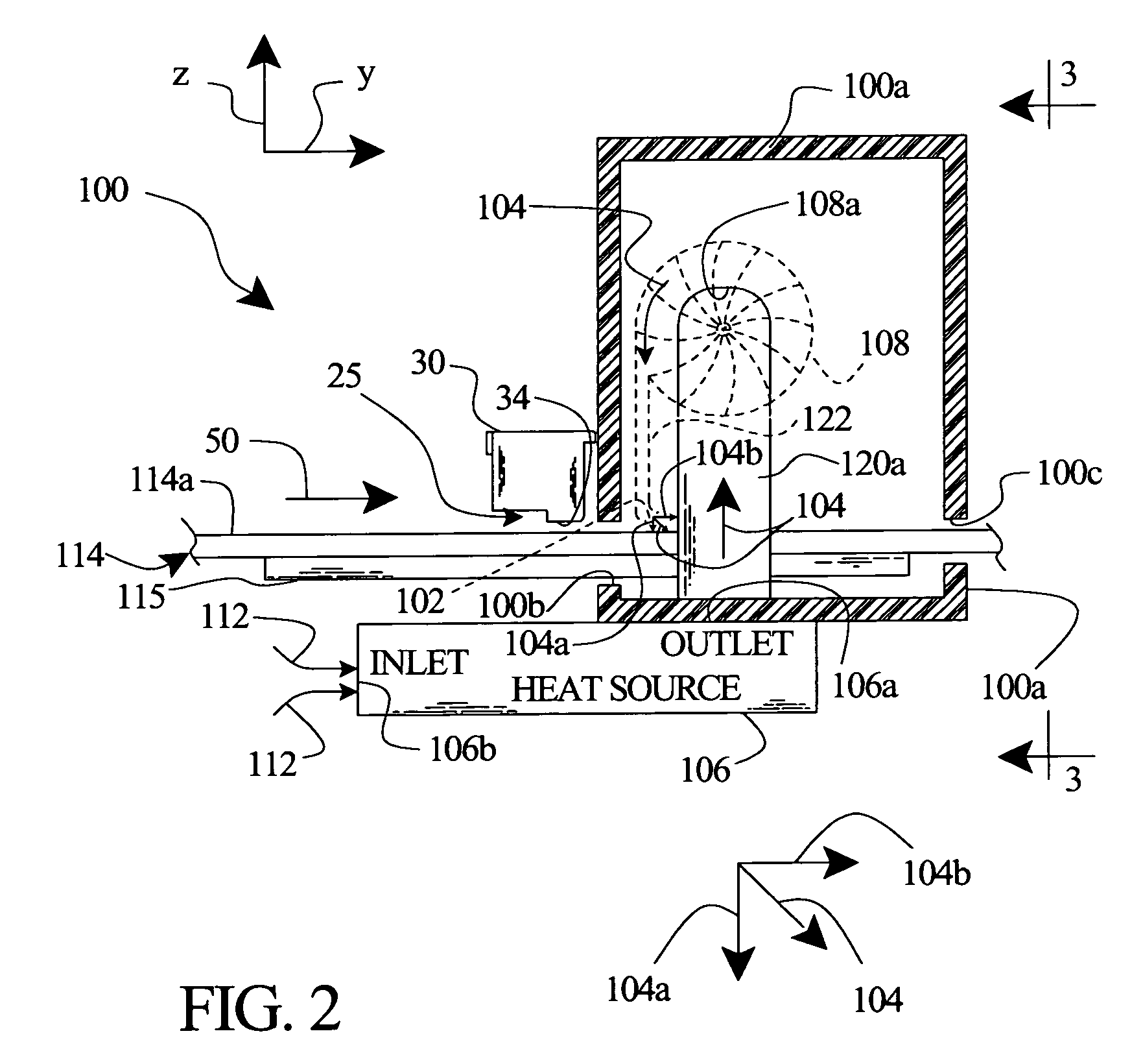 Ink assist air knife