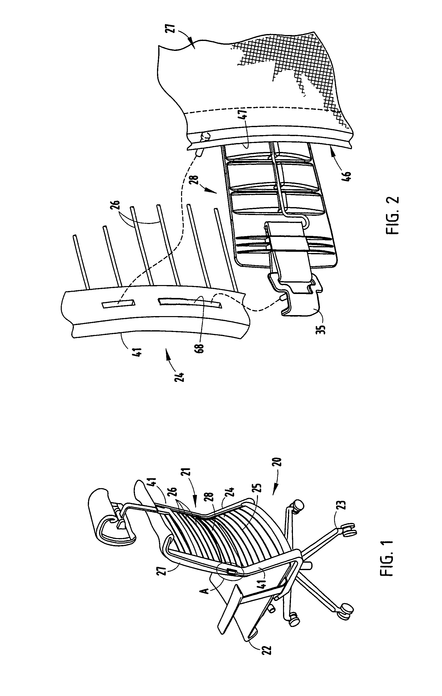 Seating unit with adjustable lumbar device