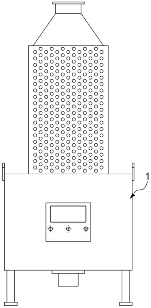 A self-cleaning device for hazardous waste incineration fly ash