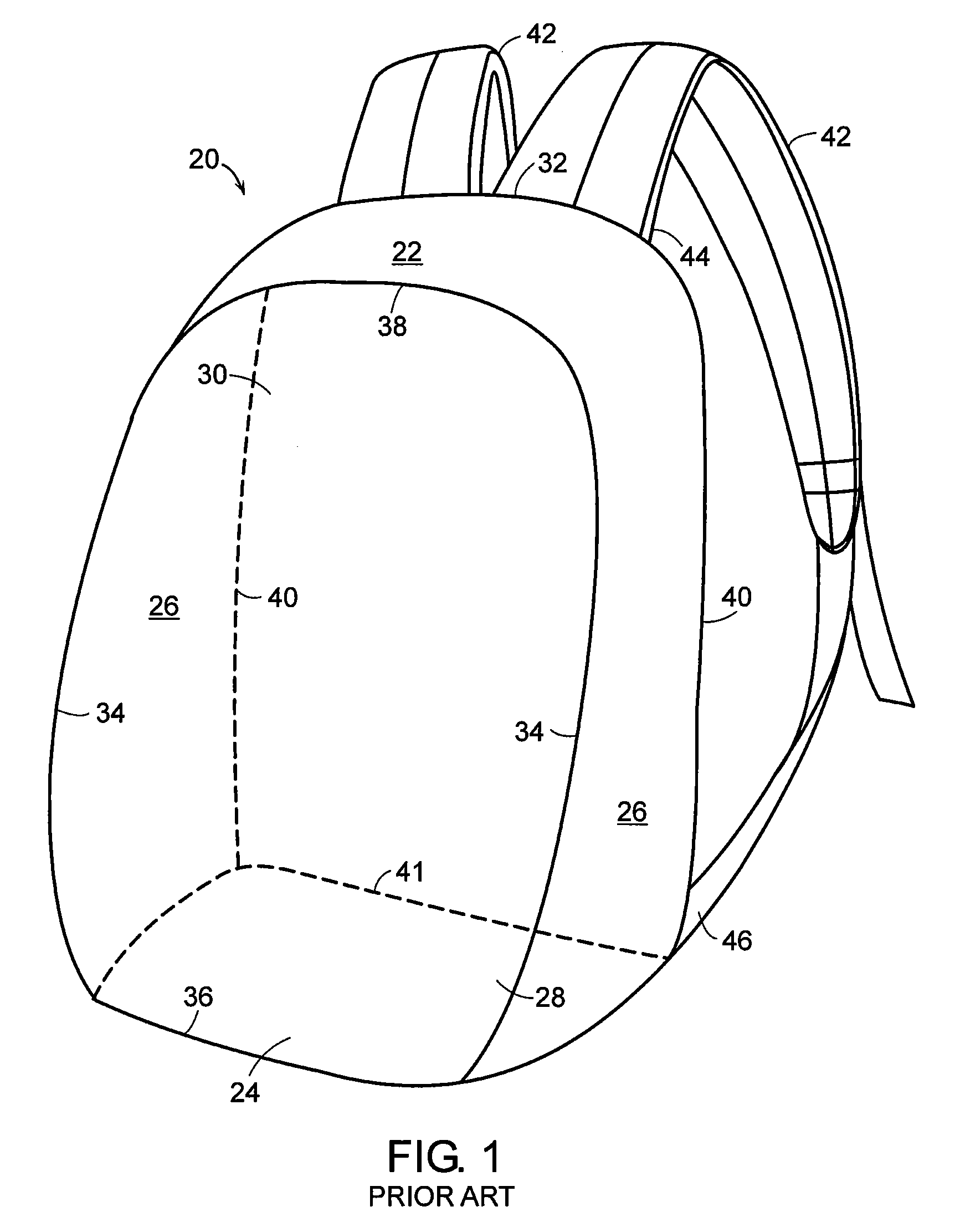 Compression system for backpack