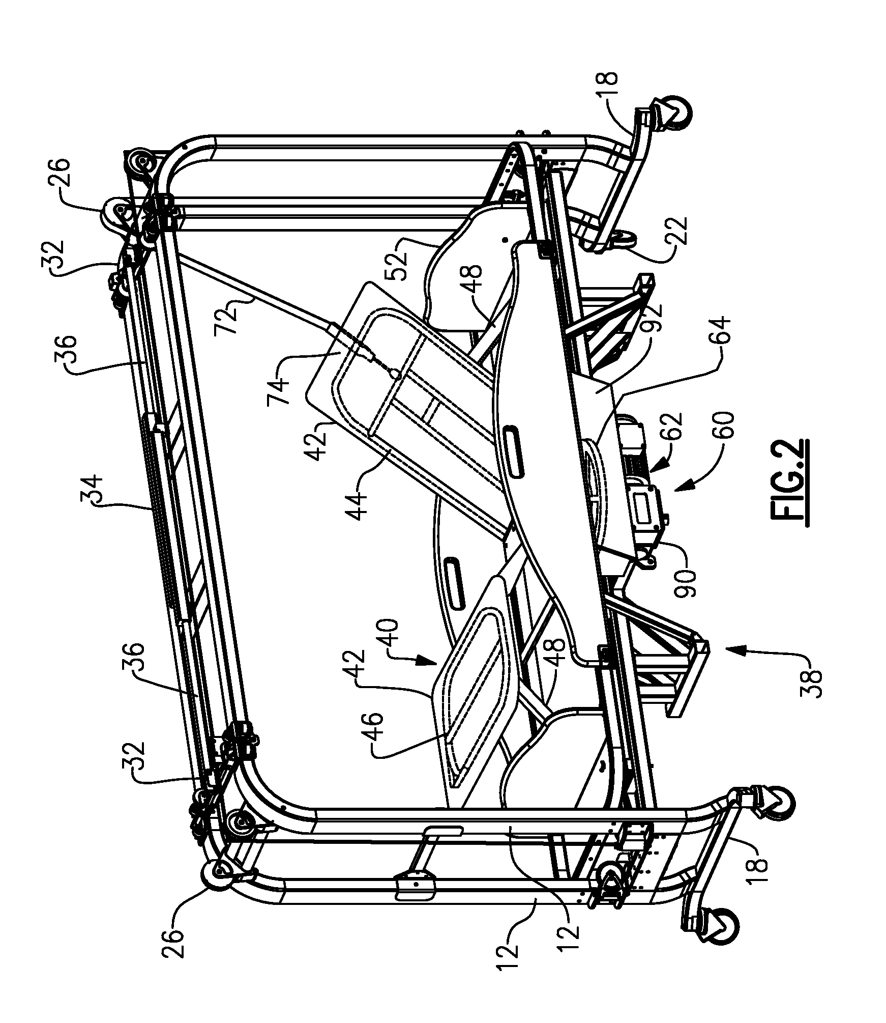 Passive Mobility Exercise and Range-of-Motion Bed Apparatus