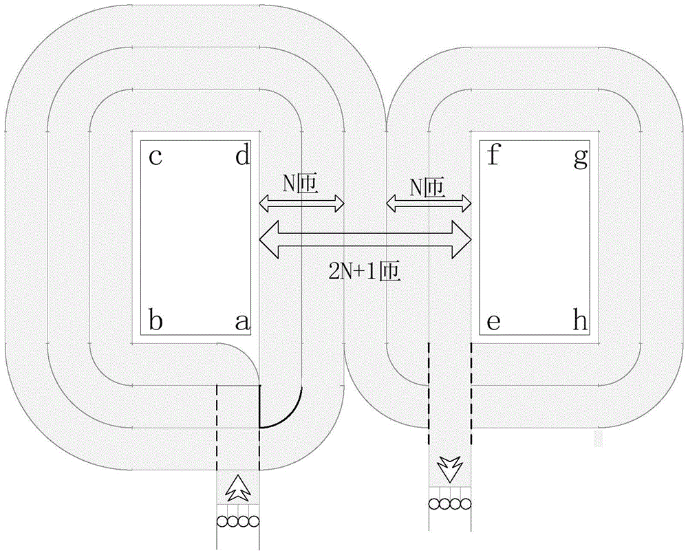 Transformer coil, winding method of transformer coil and transformer