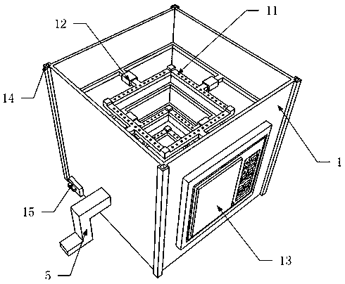 Plant culture tank with functions of soil pollutant input control and dynamic monitor