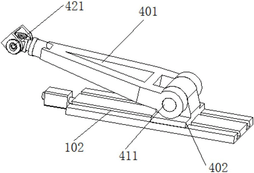 Three-freedom-degree parallel spindle head mechanism suitable for horizontal machining