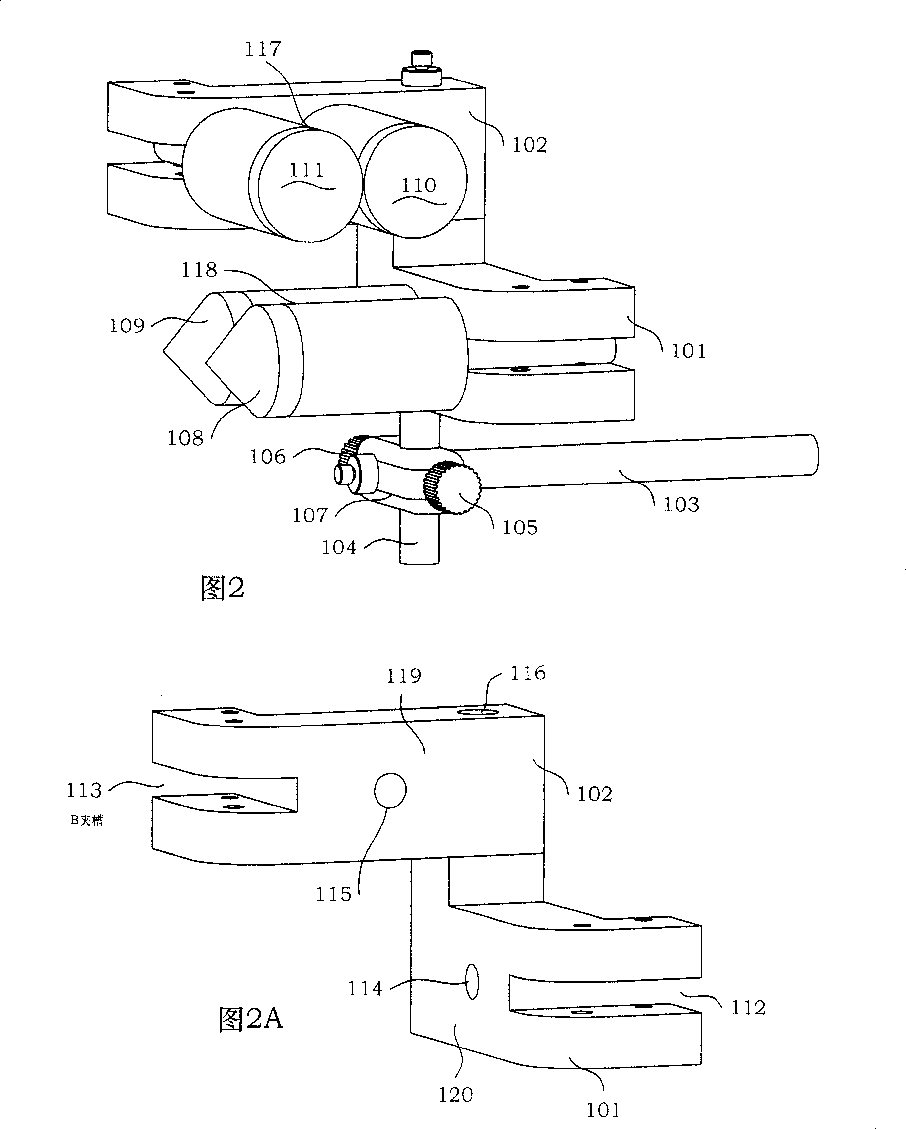 Tension mechanism adapted for automatic optical fiber winding machine
