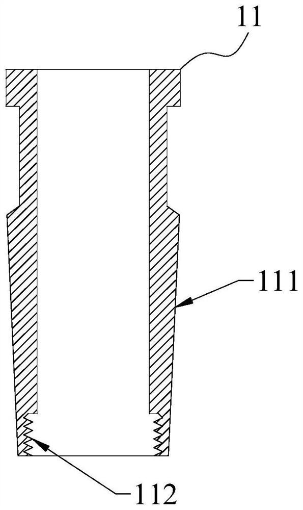 Cement specific surface area test method based on split-type breathable cylinder