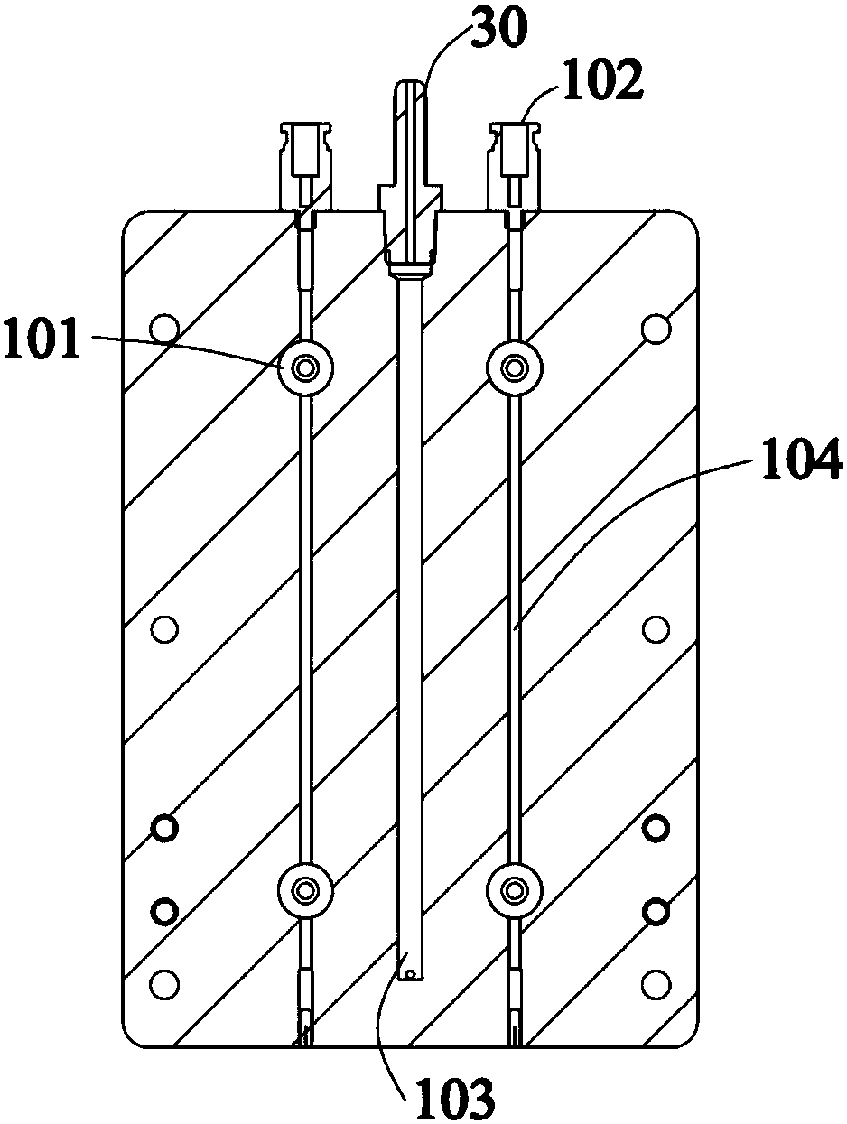 Airway connecting mechanism for air impermeability detecting device