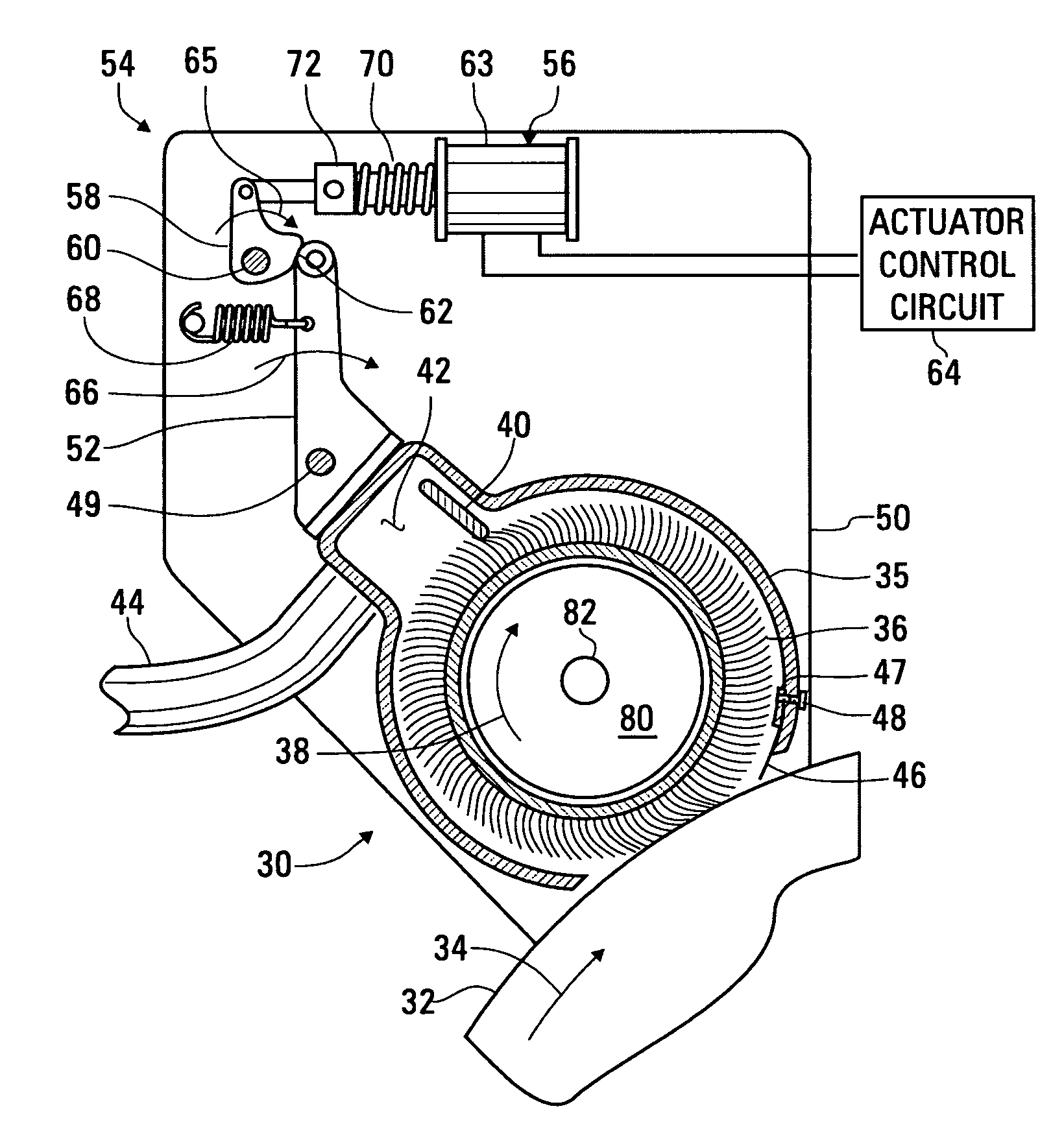 Apparatus and method for cleaning residual toner with a scraper blade periodically held in contact with a toner transfer surface