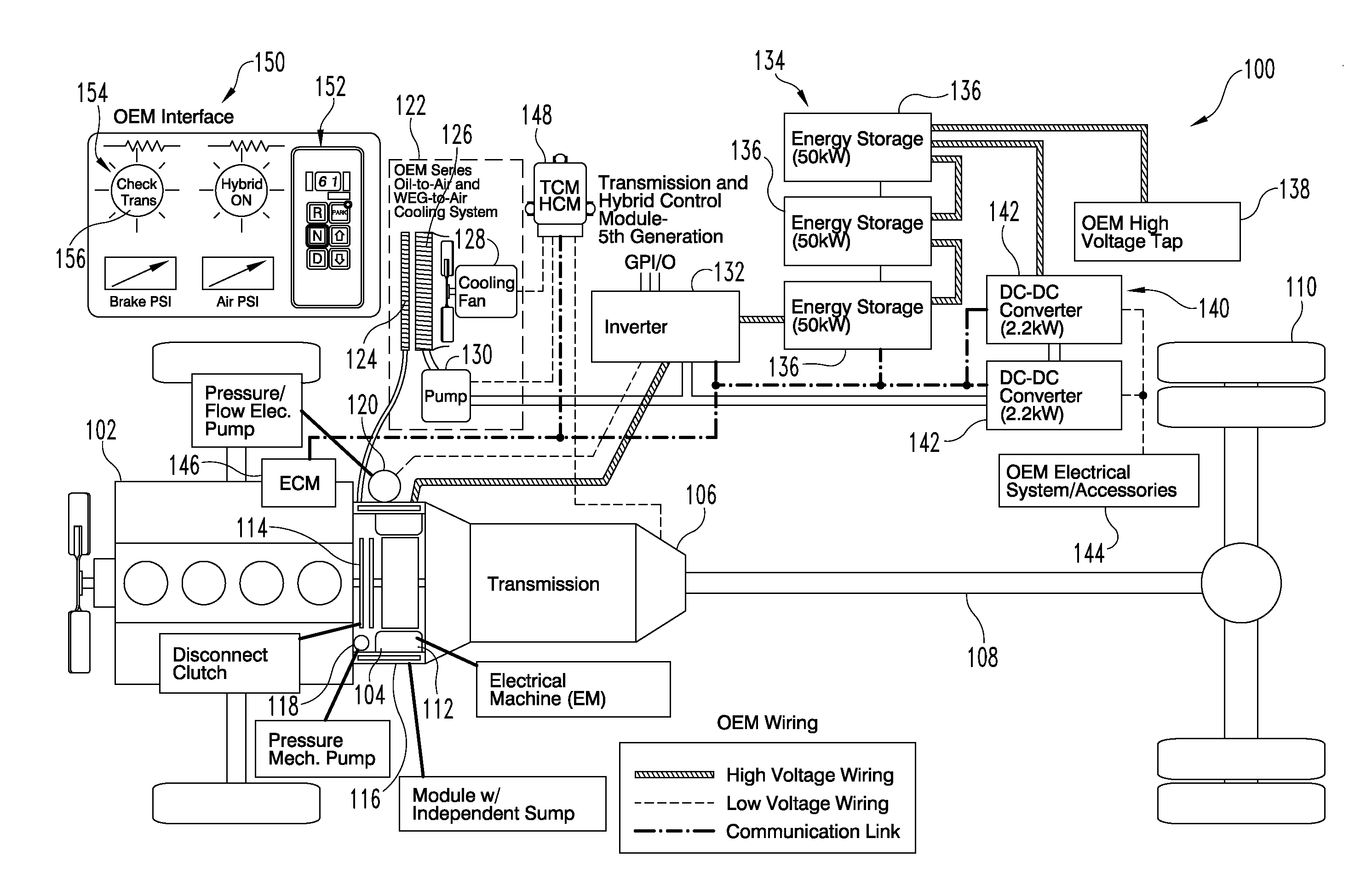 Service disconnect interlock system and method for hybrid vehicles