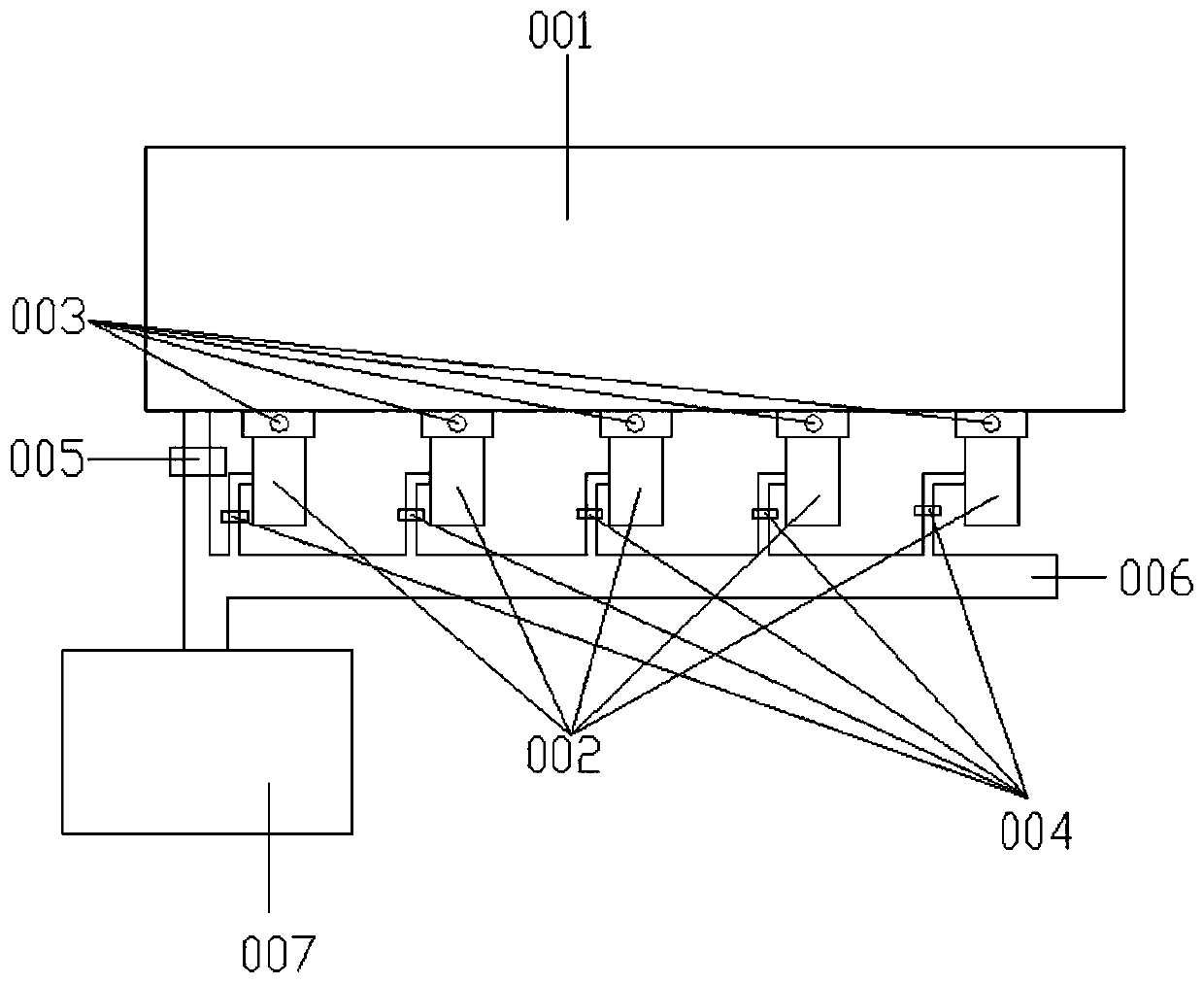 Vacuum system for OLED evaporation device and working method of vacuum system