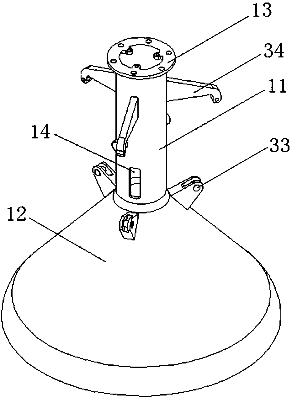 Suspension type unmanned aerial vehicle capture charging device and method