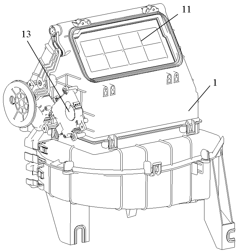 Vehicle air purification variable device