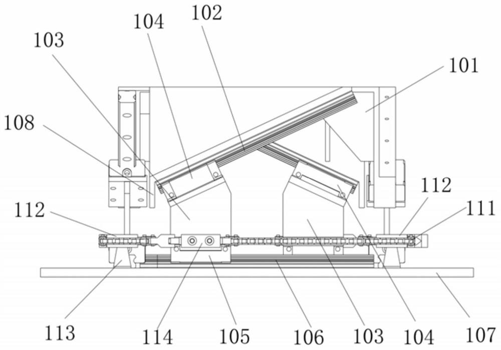 A lifting mechanism, a lifting and rotating mechanism and an automatic guided vehicle