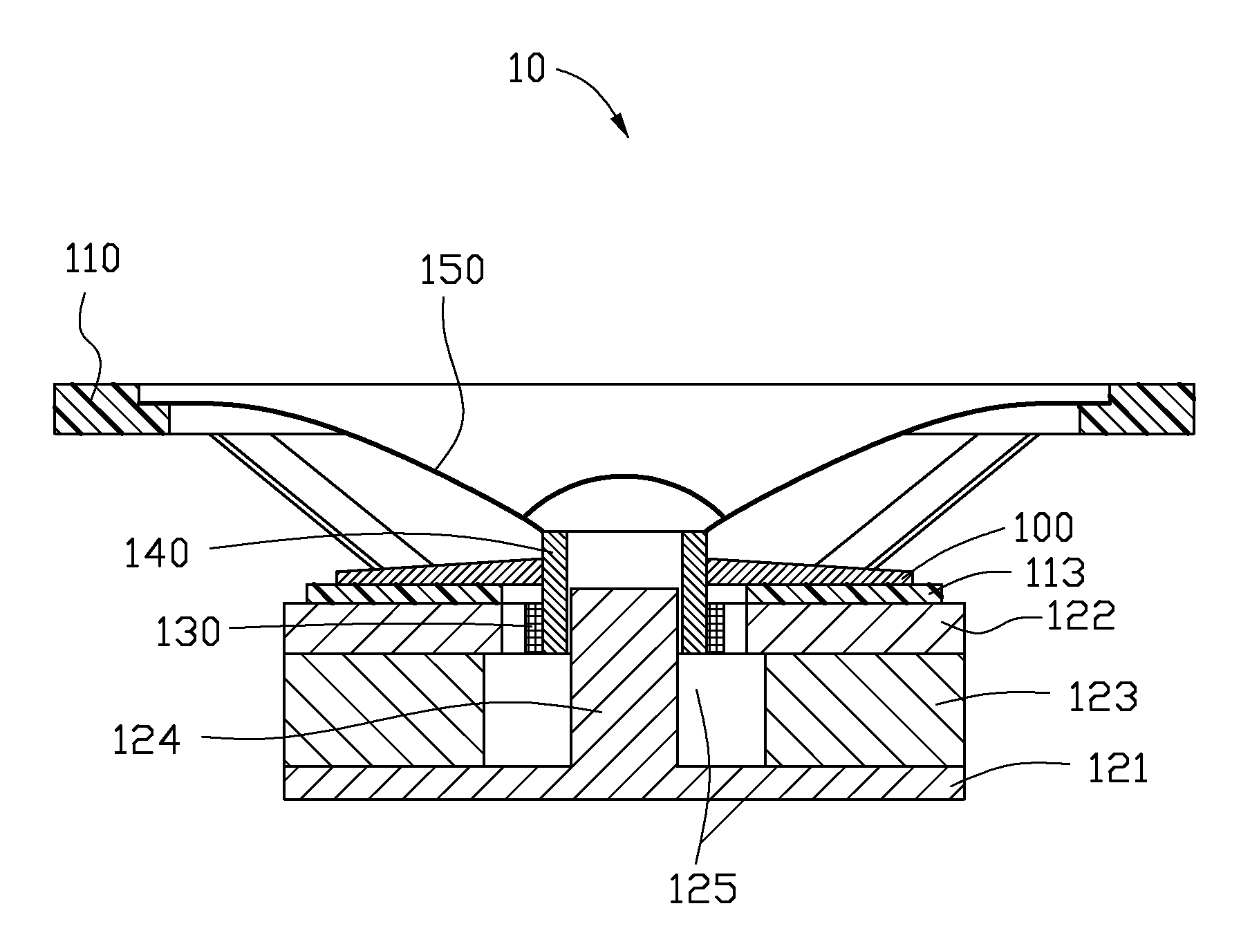 Damper and loudspeaker using the same