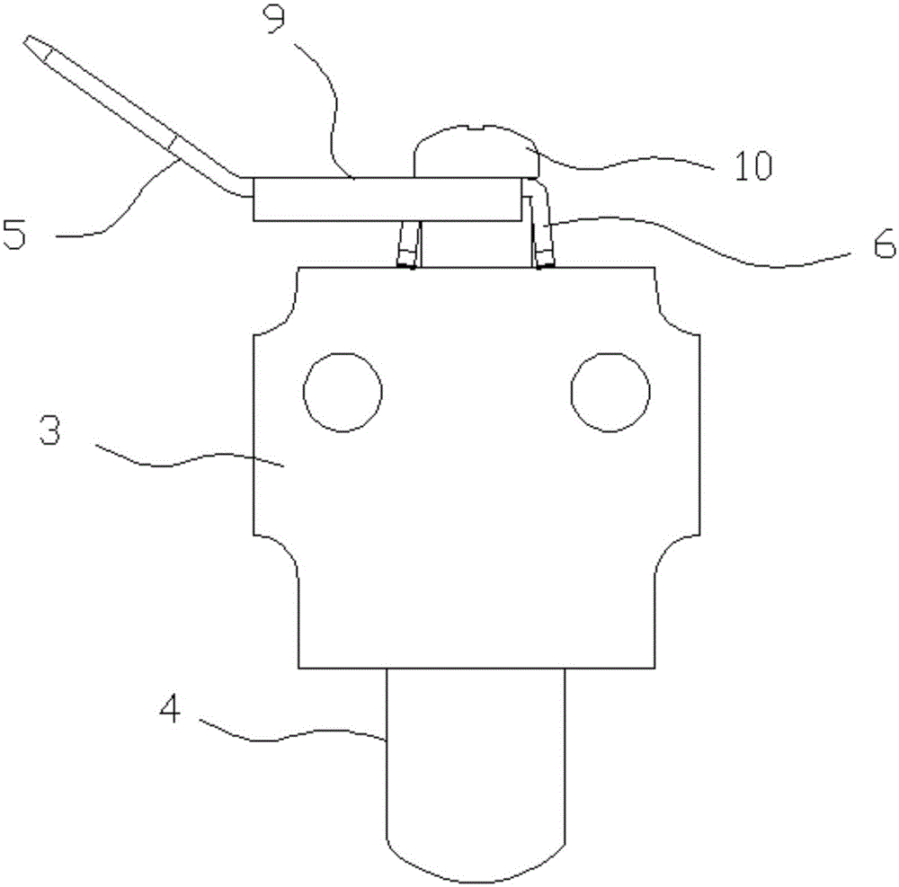 Hand brake lamp switch structure