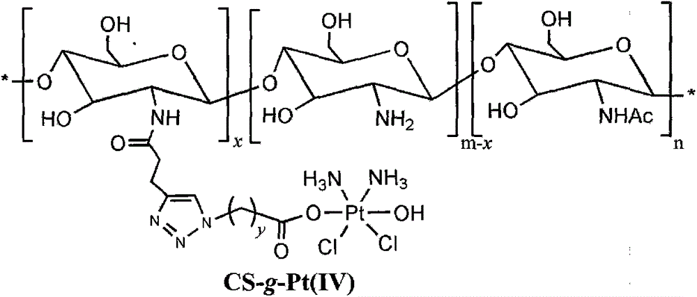 Chitosan-platinum (IV) prodrug conjugate and preparation method thereof